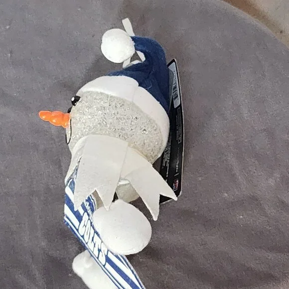 LAST CALLLLLL Snowman Pennant Indianapolis Colts Happy Holiday Light Up Ornament - Picture 12 of 16